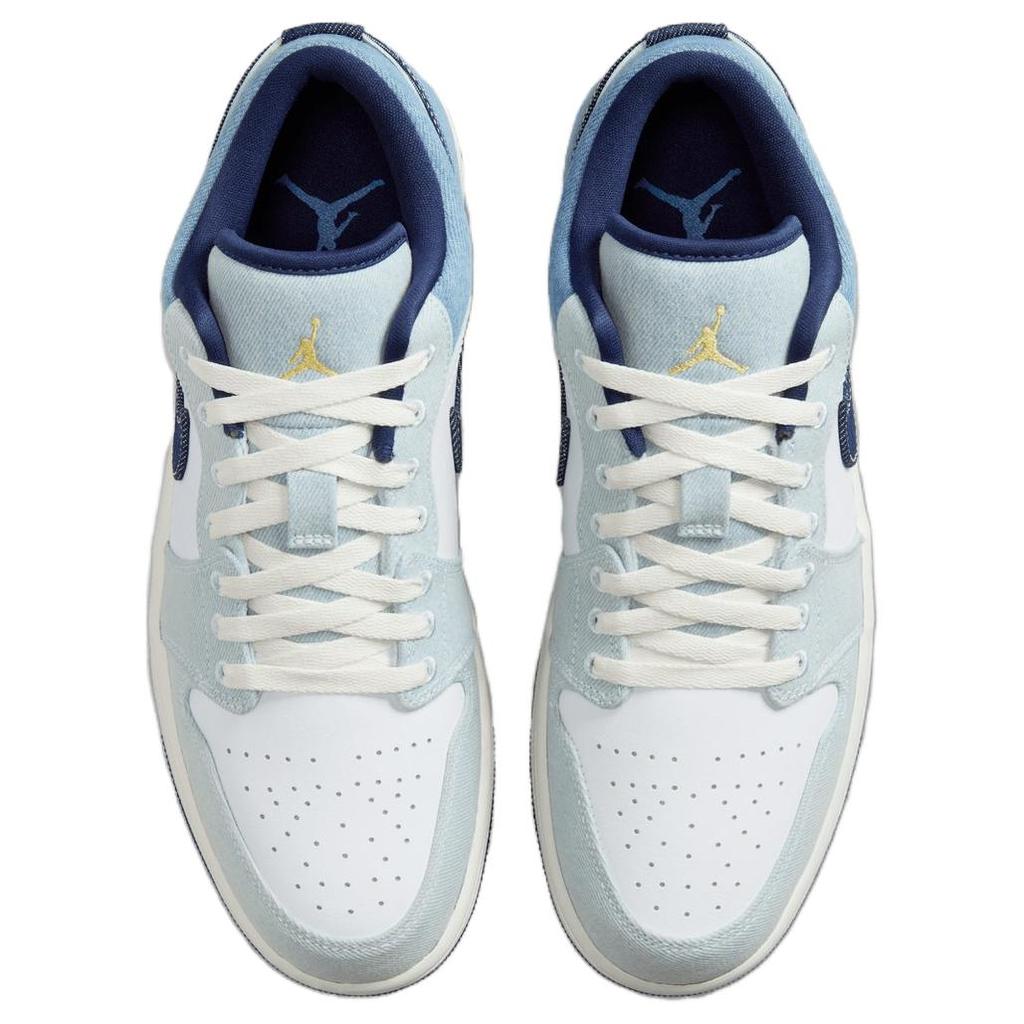 Air Jordan 1 Low Denim Мужские кроссовки Сине-Белый Парус IH0648-141