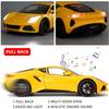1/24 масштабная модель автомобиля Lotus Emira, игрушечный автомобиль из цинкового сплава со звуком и светом для детей, подарок для мальчиков и девочек