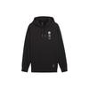 Puma X Staple Collaboration SS24 Year Of The Dragon Series Letter Pattern Casual Loose Long Sleeve Hoodie Men Hoodie Black 624725-01