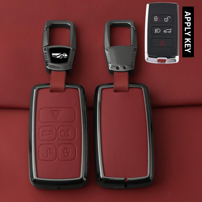Interior Mouldings Car Zinc Alloy Key Case Cover Shell For Land Rover Range Rover Discoverry 5 Sport Evoque For JAGUAR XE XF XJ