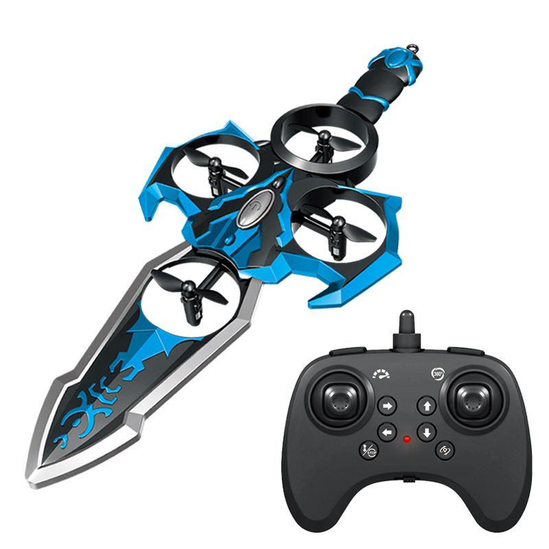 Retro Remote-Control Flying Sword Drone: Children's Toy Airplane Model