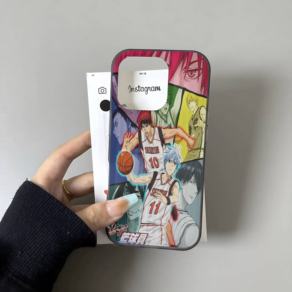 Чехол для телефона Kuroko's Basketball для iPhone 17 16 15 11 12 13 14 Pro Max Мягкий гофрированный силиконовый чехол