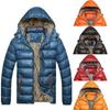 Winter Parkas Men Cotton Jacket 2021 New Overcoat Male Warm Hooded Outwear Removable Hooded Thickening Cotton Padded Coat Mens