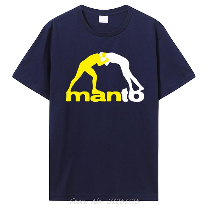 Новая мужская черная футболка MANTO Brazilian Jiu Jitsu Размеры S-3XL Принтованная футболка Мужская футболка с коротким рукавом Горячие футболки Уличная одежда