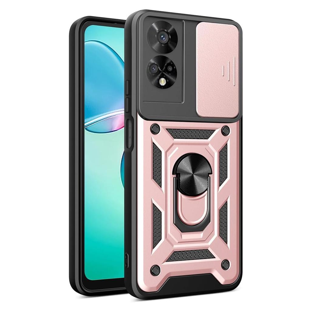 Armor Case For TCL 50 SE 40 SE 4G Cover Lens Protection With Ring Magnetic Holder Coque Fundas