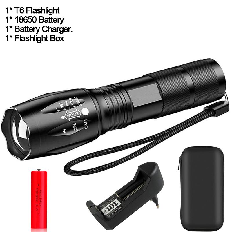 New XHP70 LED Flashlight XHP50 LED Flashlights USB Rechargeable Flashlight Zoomable Torch Waterproof Torch Camping Flashlight