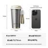 TOMIC Pure Titanium 480ml Insulated Coffee Mug
