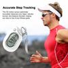 3D Motion Sensor Pedometer Step Counter with Lanyard 7-Day Data Storage Memory Funtion Step Calorie