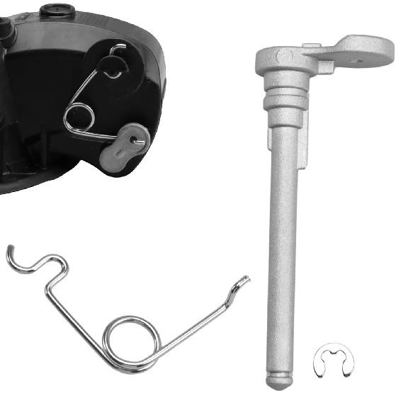 Fuel Door Pin with Gas Door Spring, Fuel Tank Repair Kit Compatible with Ford F150 2015- Explorer 2011- Loose Gas Cap Permanent Repair Fix