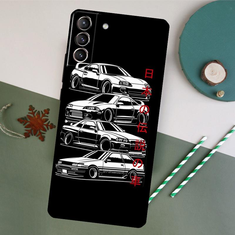 Sports Drift Car Phone Case For Samsung Galaxy S26 S23 Ultra S20 S21 S22 S24 S25 Plus S10 S25 FE Back Cover