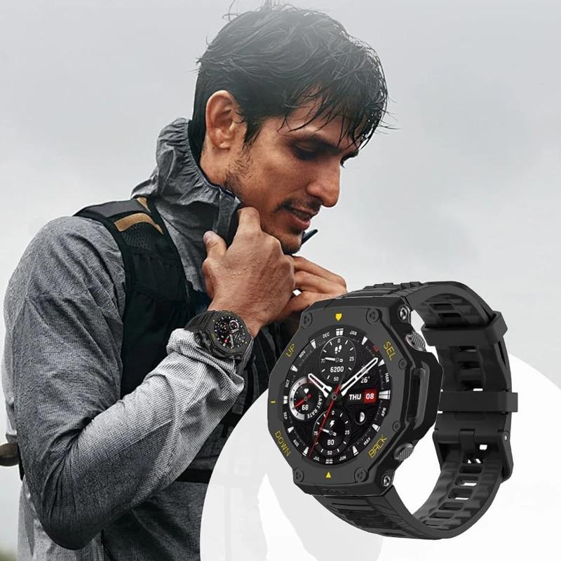 Защитная крышка для Amazfit T-Rex 3 Чехол Рамка Защитная накладка для Huami Amazfit Trex3 Смарт-часы Чехол Бампер Аксессуары