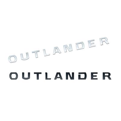 Автомобильная внешняя наклейка OUTLANDER с буквами, логотипом, эмблемой на переднем капоте автомобиля, на заднем багажнике, значок, наклейка, украшение, автоаксессуары