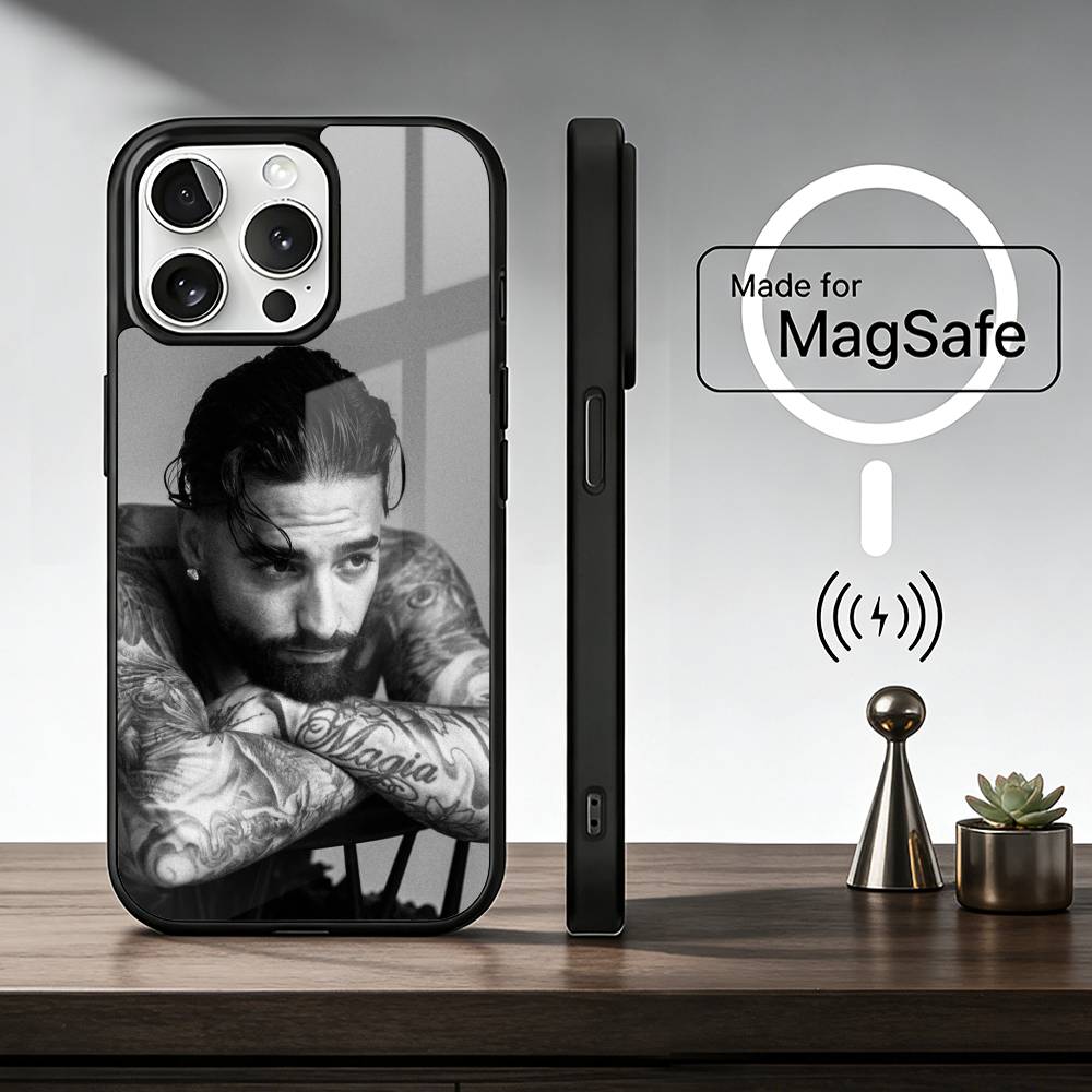 M-Maluma P-Pelon Phone Case For iPhone17,16,15,14,13,12,11 Plus,Pro Max, New Magnetic Wireless Charging