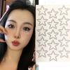 Beautiful Shiny Crystal Rhinestones Pearl Star 3D Stickers Scrapbook Phone Case DIY Decorations Dance Show Makeup Face Stickers