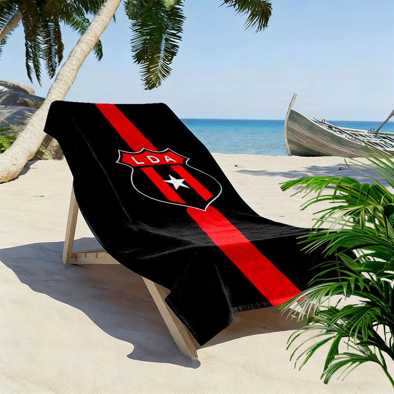 Alajuelense Print Beach Towel, Large Soft Quick Dry Towel for Beach Camping Swimming