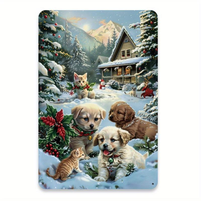 "Candy Shop" Vintage Metal Tin Sign Wall Decor