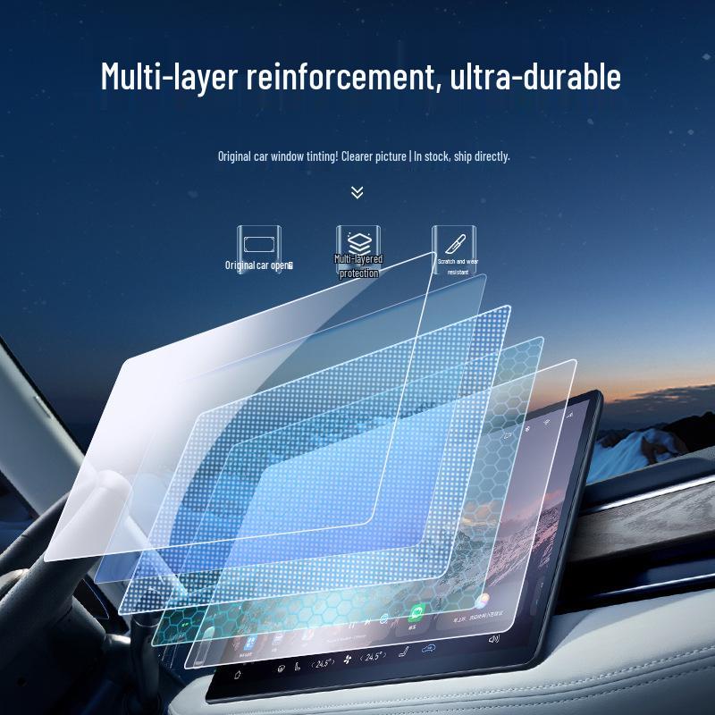 Защитное стекло для экрана 25 моделей Dongfeng Haohan/Fengshen L7 - Защита центральной консоли, приборной панели и салона автомобиля