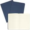 Blue Summit Supplies Executive Journals, 3 Pack Journal Set with Lined Paper, Lightweight Travel Journal with Dark Blue Linen Cover, 6” x 9”, 64