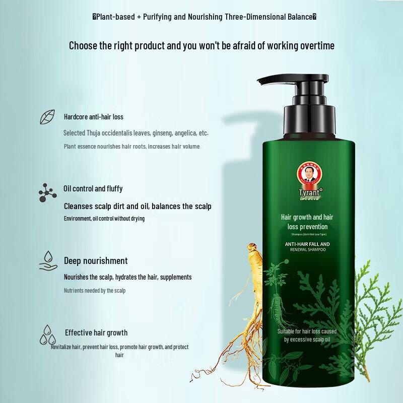 Шампунь против выпадения волос с женьшенем и ангеликой 500 мл