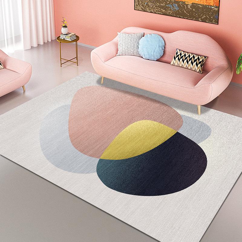 Living Room Nordic Carpet Bedroom Carpet Dirt Resistant Carpet Anti Slip Floor Mat Large-area Floor Mat
