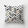 45x45cm Geometric Plant Leaf Print Pattern Square Cushion Cover for Home Living Room Sofa Decoration Throw Pillow Pillowcase