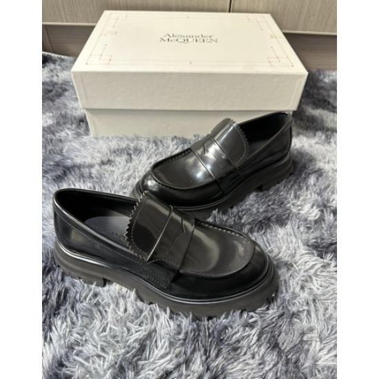 Alexander Mcqueen Вандер Лоферы Женские Черные