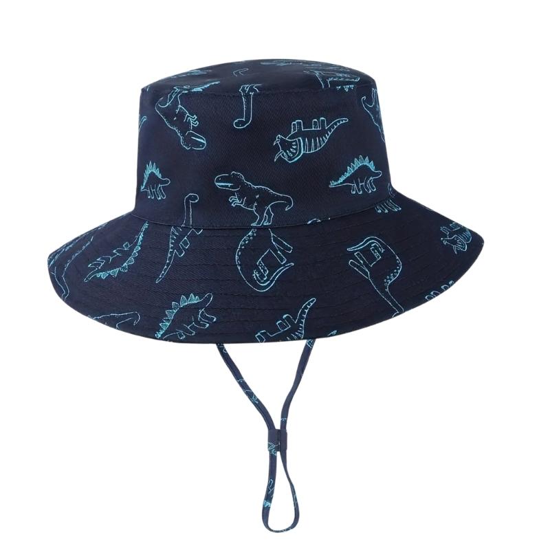 Animal Print Kids Fisherman Hat With Wide Brims Sun Protections For Children Boys And Girls Outdoor Activity Headwear