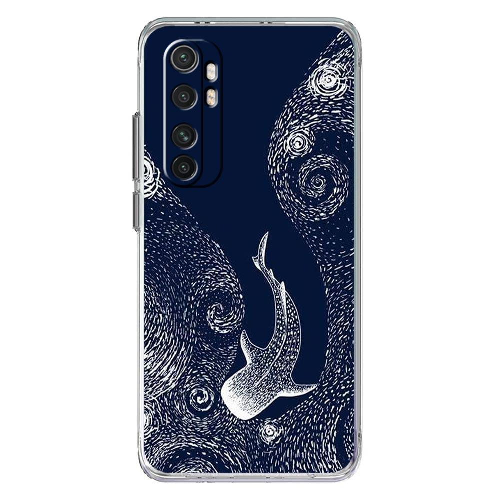 Чехол для телефона Косатка Орка для Xiaomi Mi Poco X6 X5 NFC X3 F6 F5 Pro F4 F3 15 14T 14 13T 12T 12 13 Lite 11 Прозрачный чехол