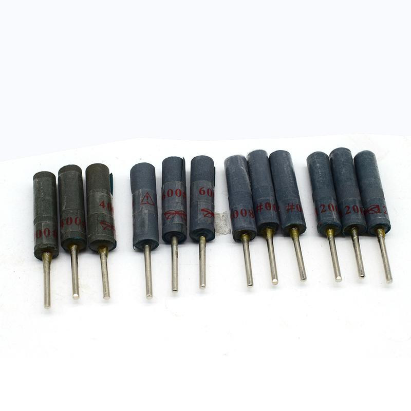 20PCS Sandpaper Grinding Rod For Jewelry Polishing 2.35MM Shank Electric Rotary Tool Accessory