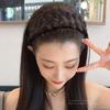 Twist Braided Wash Face Headband Парик Headband Корейский Стиль Головной Убор Широкий Обруч Для Волос Женские Повязки Для Волос