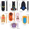 Kids Sensory Educational Remote Control Shape Teether Silicone Pain Relief Teething Toy  Baby