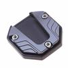 Motorcycle Aluminum Alloy Foot Support Pad Increased Anti-Slip Base Side Support Extended Foot Pad for Motorcycle Bicycle