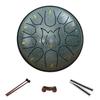 Steel Tongue Drum Compact Design Portable Easy To Use 11 Notes 6 Inches Rain Drum Musical Percussion Instrument