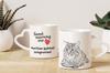 Kurilian bobtail - cat mug, adorable heart-shaped handle mug, universal gift from Art-Dog brand
