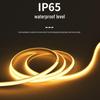 220 В COB светодиодная самоклеящаяся водонепроницаемая световая лента для внутреннего и наружного использования