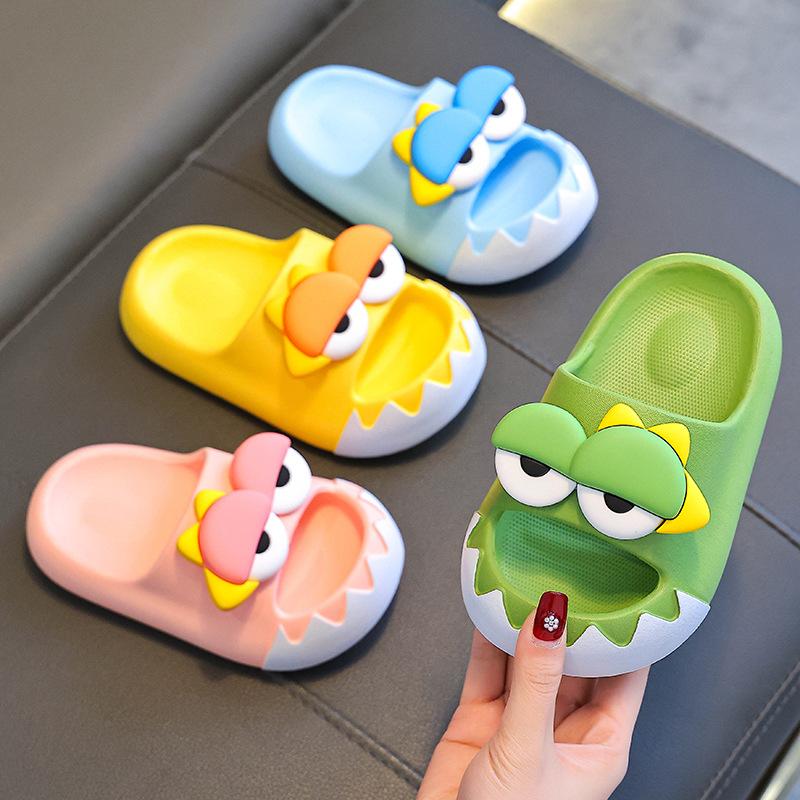 Летние детские сандалии для мальчиков и девочек, мягкие, амортизирующие, противоскользящие, противоударные, для ванной, душа, для больших детей, пляжные сандалии