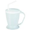 Yebisu Easy-to-drink, spill-resistant cup with straw