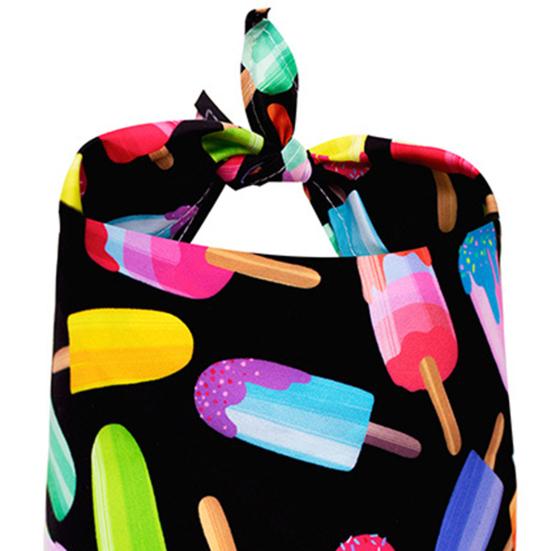 Бандана для собак в повседневном стиле с фруктовым принтом, треугольный шарф для питомца, нагрудник для собак