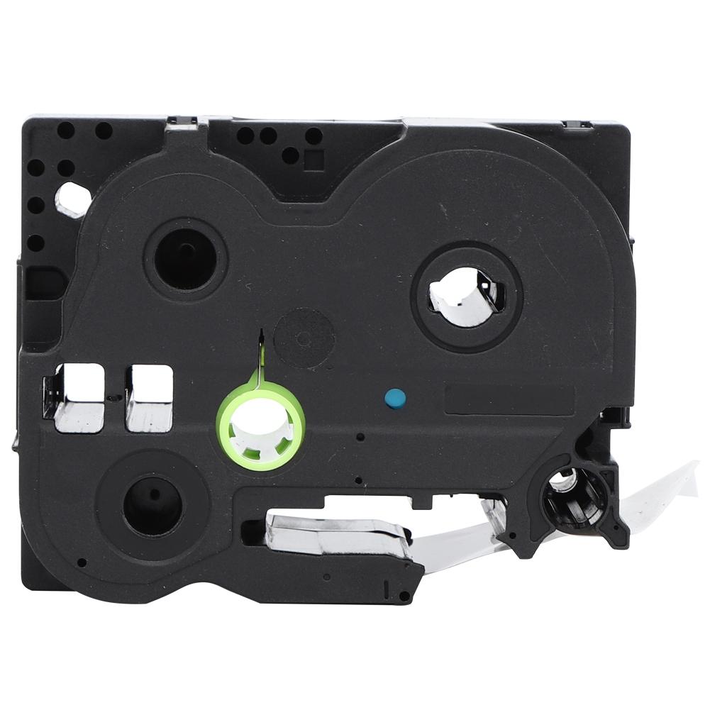 36 мм ламинированная лента для этикеток черного цвета на белом фоне подходит для TZe-261/661 PT-9700/P980/P9500