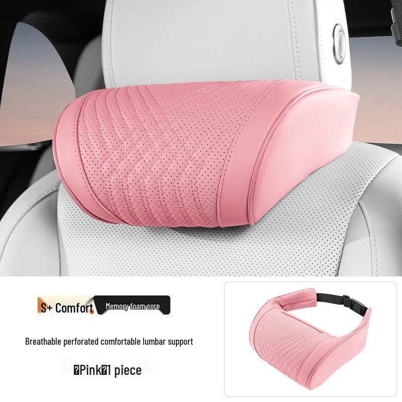 Zeekr 007/001 Car Headrest: Lumbar & Neck Support Pillow - All-Season Breathable Interior Decor