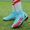 New High-top Football Shoes Boys and Girls Spikes Artificial Turf Youth Student Campus Professional Training Shoes