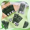 20 Sets Soccer Keychains Team Party Favors Soccer Ball Keyring Thank You Cards Organza Bags, Soccer Key Chain Bulk Gifts For Boy
