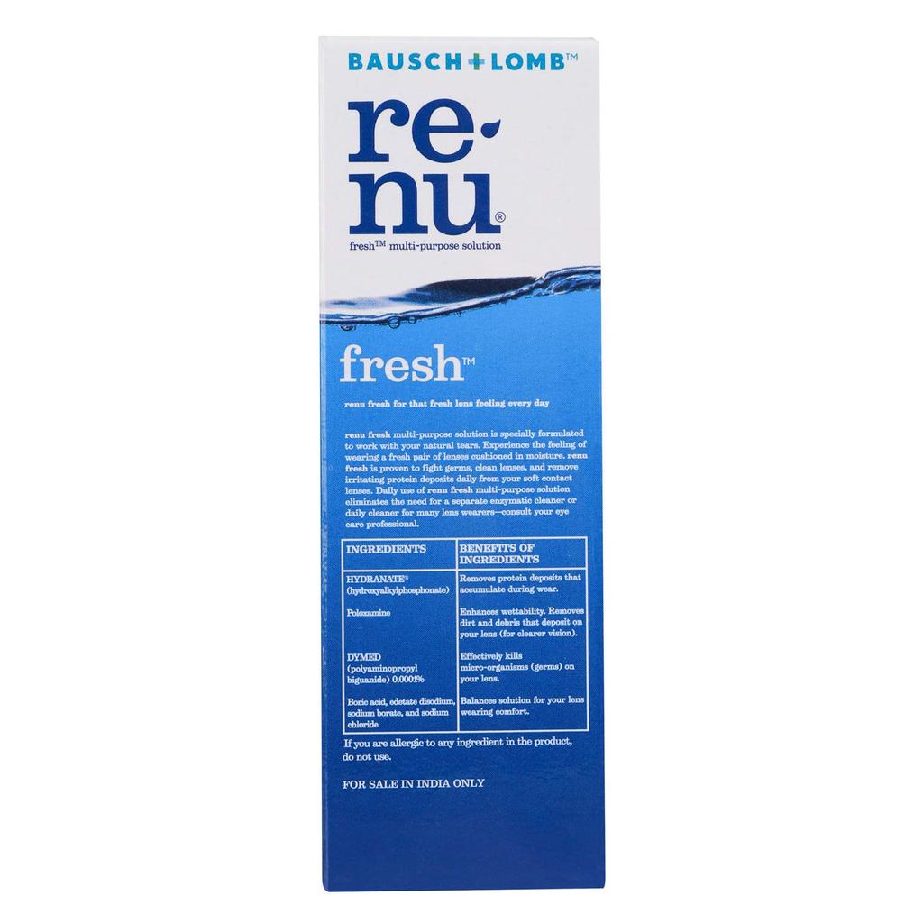 Bausch & Lomb Renu Fresh Multi-Purpose Solution для контактных линз - 60 мл Сделано в США