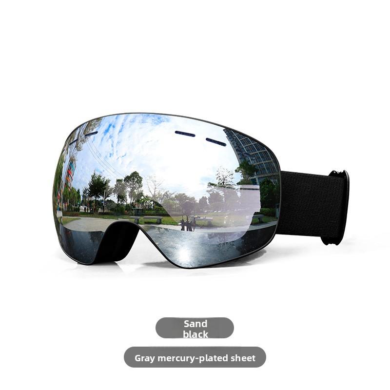 Spherical Ski Goggles Ski Goggles Double-layer Anti-fog Men's and Women's Outdoor Ski Glasses