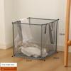 Square Laundry Basket Foldable Storage Basket New Mesh Basket