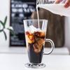 280 мл Термостойкий Стеклянный Стакан для Воды Американский Стакан для Молока Чашка для Латте Кофейная Чашка Чашка для Черного Чая Сока Пивная Кружка Кофейная Кружка Питьевые Стаканы
