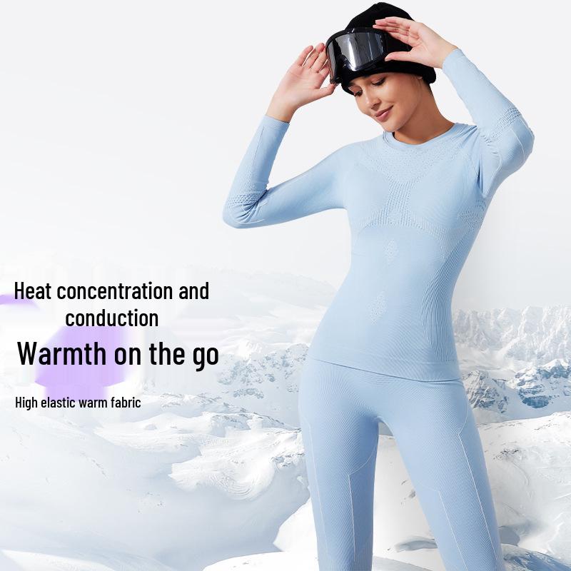 Женский быстросохнущий вязаный компрессионный базовый слой для велоспорта