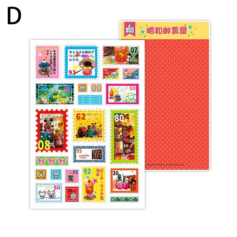 1 лист милых мультяшных наклеек-этикеток канцелярские наклейки для скрапбукинга DIY фотокарточки элементы декора телефон наклейка наклейка