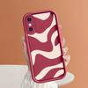 Black Zebra Stripe Phone Casing for Realme OPPO Reno VIVO Infinix Tecno Oneplus Full Cover Camera Shockproof Protection Rubber Case Cover