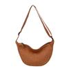 Trendy Women's Crossbody Corduroy Dumpling Bag - Lightweight & Simple Canvas Shoulder Bag